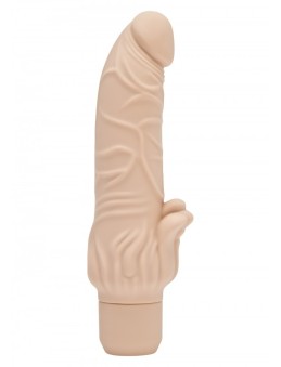 Vibratore realistico da 22cm con stimolatore clitorideo