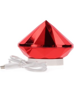 Vibratore succhia clitoride diamante rosso